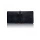 WALLETS FOR WOMEN GENUINE LEATHER CARD ORGANIZER DIP DYE COIN PURSE LADIES WALLETS - BLACK