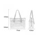 TOTE BAG FOR WOMEN VEGAN LEATHER HANDBAGS WITH LARGE CAPACITYCONCISE SHOULDER BAG