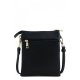 FUNCTIONAL MULTI POCKET CROSSBODY BAG - BLACK