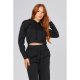 Black Pintuck Hoodie And Wide Leg Joggers Set