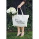 CANVAS TOTE BAG WITH SPECIAL SAYING - ZIPPER TOP INTERIOR POCKET 100% COTTON - BLACK